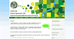 Desktop Screenshot of agronomiforestalivenezia.it